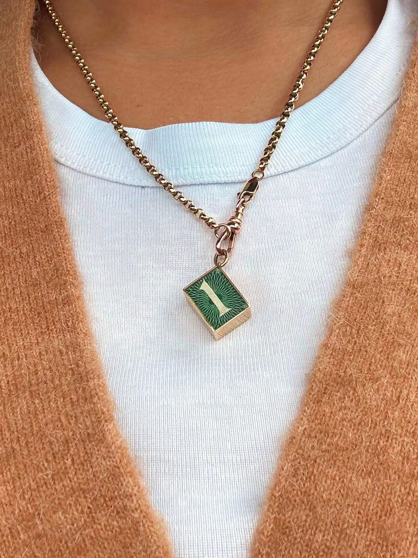 Vintage 9ct Gold ‘Mad Money’ One Pound Note Charm Pendant