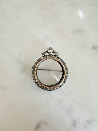 Silver Paste Photo Locket