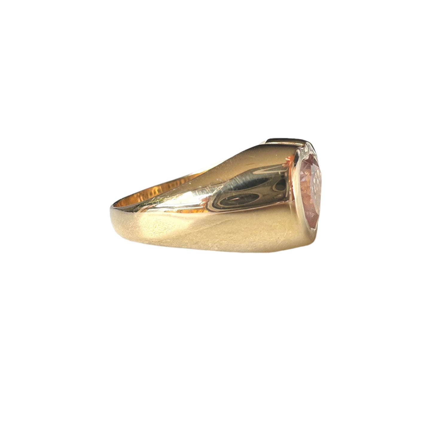 14ct Gold Heart Signet Ring