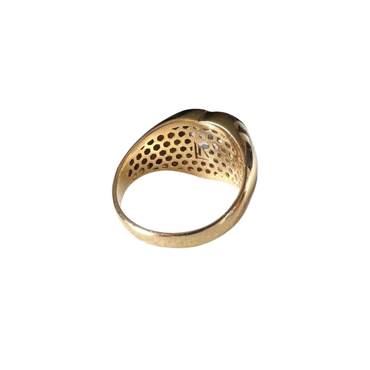 14ct Gold Heart Signet Ring