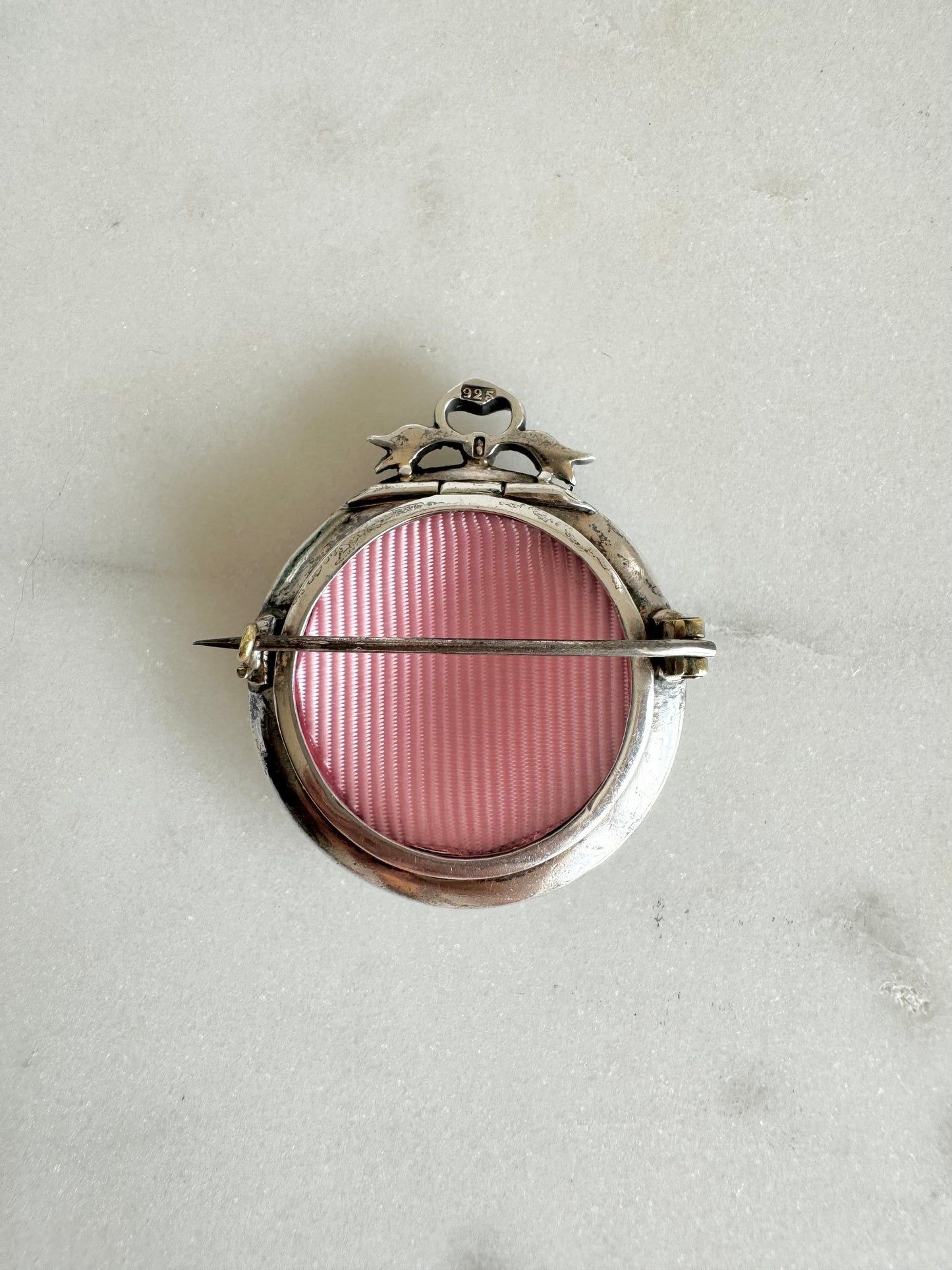 Silver Paste Photo Locket