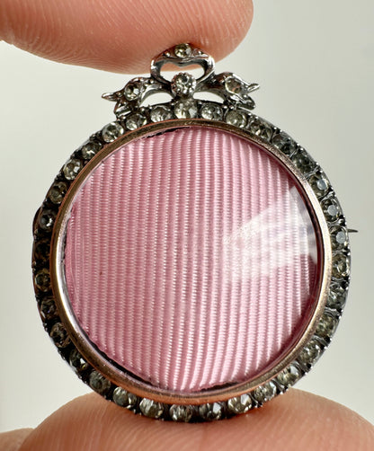 Silver Paste Photo Locket