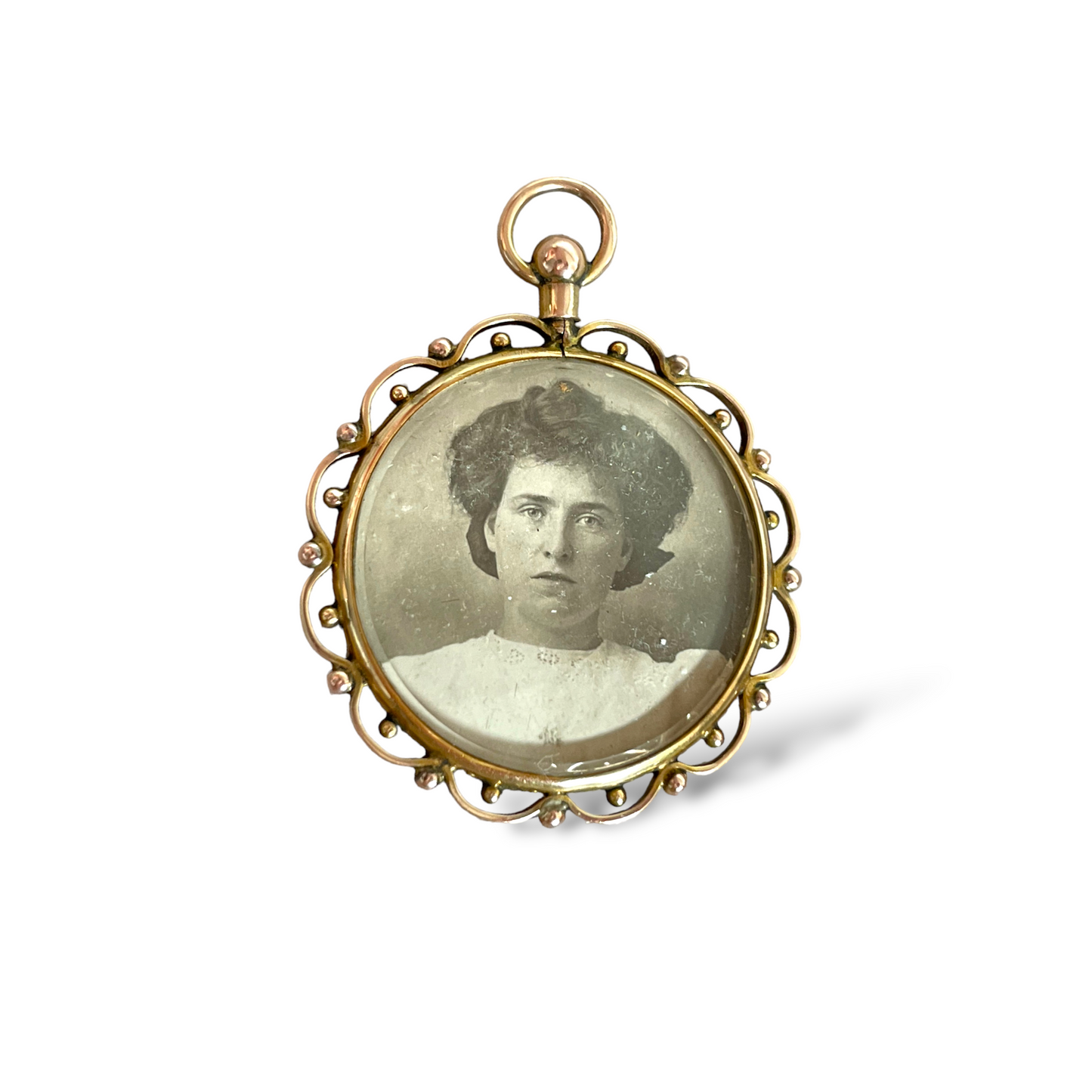 Antique Gold Photo Locket