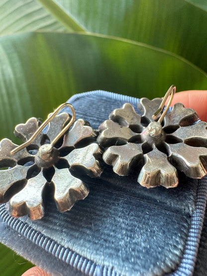 Georgian Silver Paste Earrings