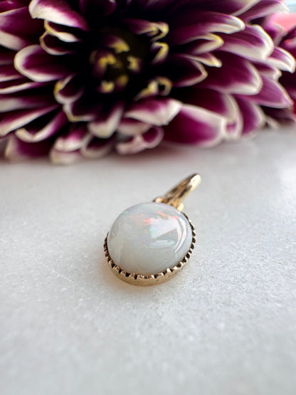 Gold Opal Pendant