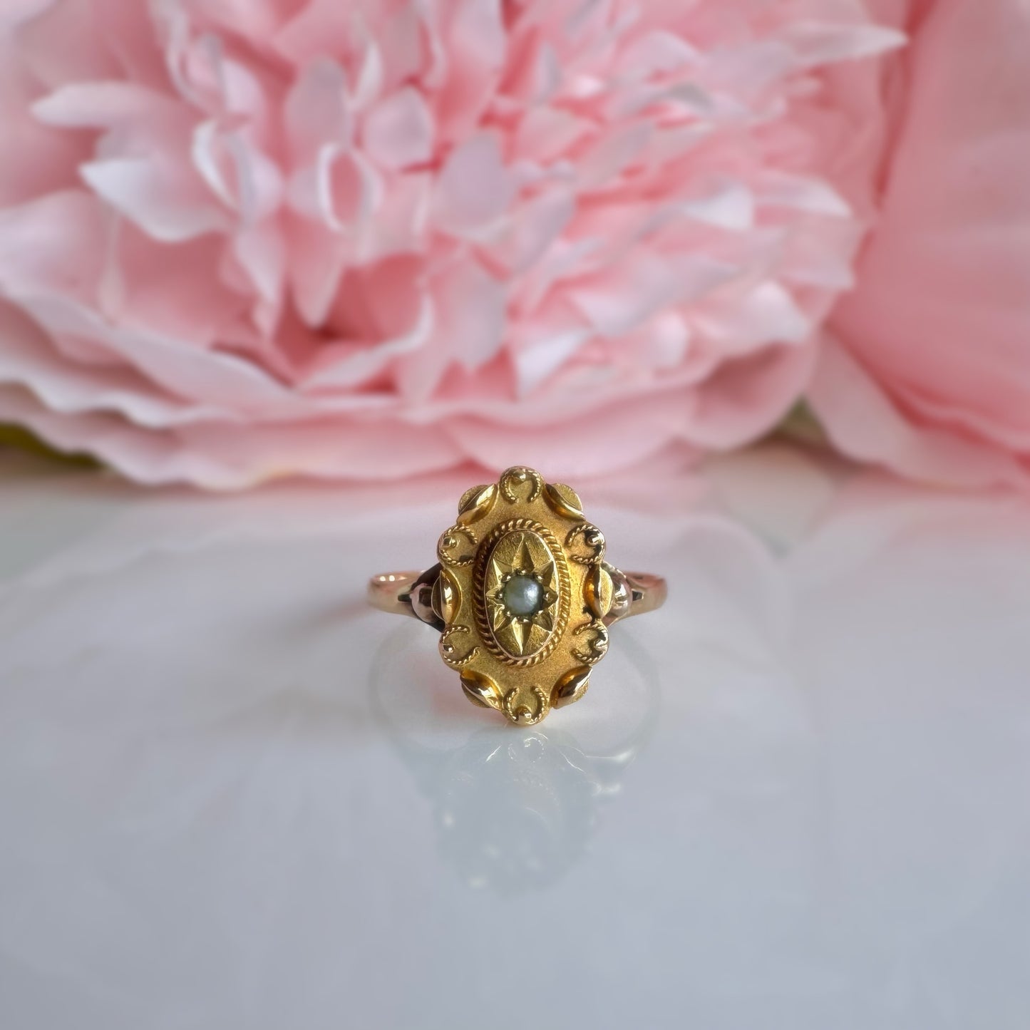 Antique Gold Conversion Ring